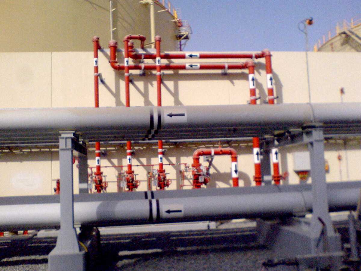 Deluge Manifold For Fuel oil Storage Tank